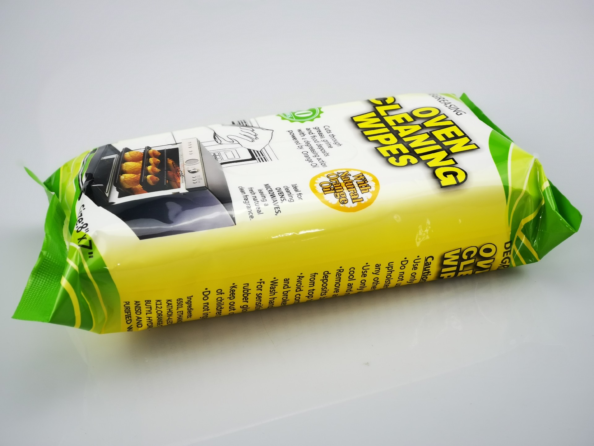 Oven cleaning wipes